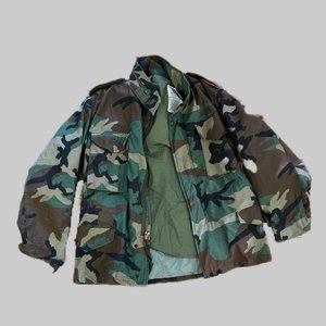 US ARMY CAMO ALL WEATHER JACKET